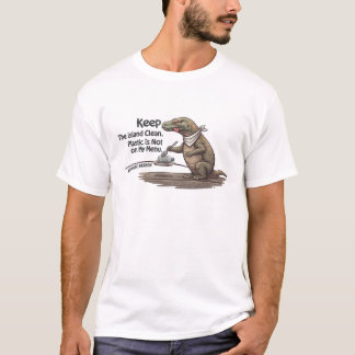 Keep Komodo Island Clean Plastik Nicht Auf Meiner  T-Shirt