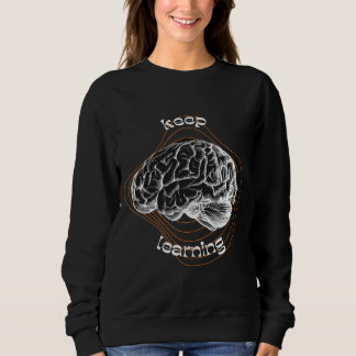 Keep Learning Inspirierender Hoodie