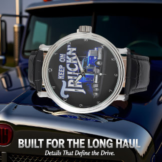 Keep On Truckin' Blue Rig Armbanduhr