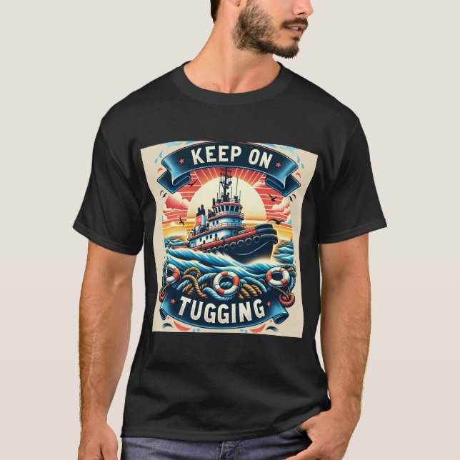 KEEP ON TUGGING T-Shirt (Vorderseite)