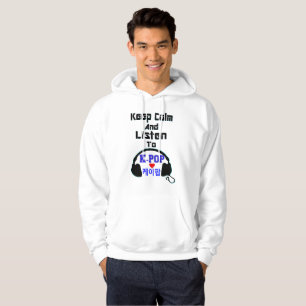 ♪♥Keep Ruhe und hören zu KPop grundlegendes Hoodie
