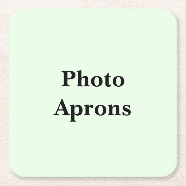 Keep Scrolling to See These Photo Aprons - 3 Sizes Rechteckiger Pappuntersetzer (Vorderseite)