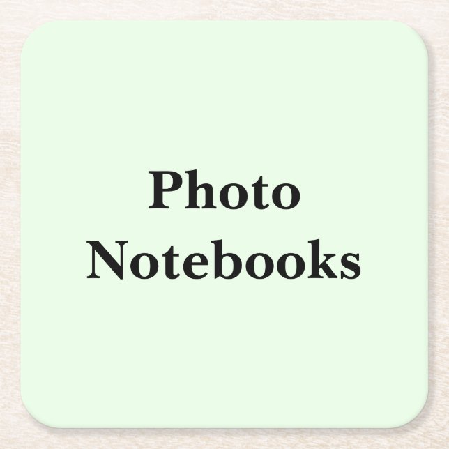 Keep Scrolling to See These Photo Notebooks -  Rechteckiger Pappuntersetzer (Vorderseite)