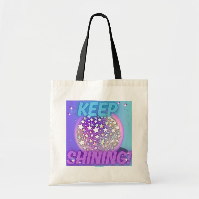 KEEP SHINING Tragetasche (Vorne)