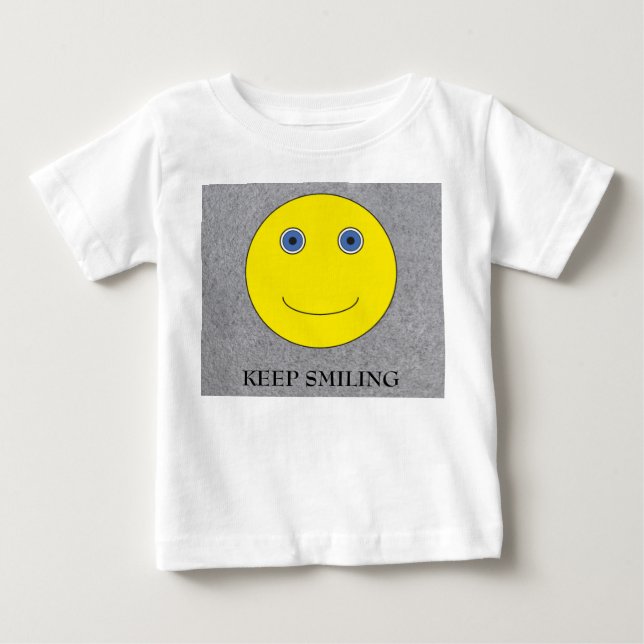 Keep Smiling Baby T-shirt (Vorderseite)
