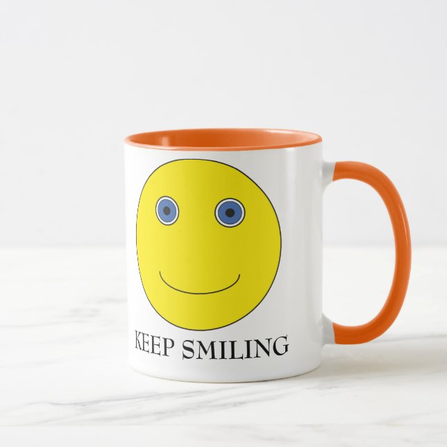 Keep Smiling Tasse (Rechts)