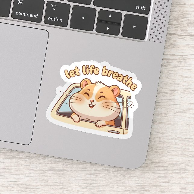 Keep the Peace, Keep the Pace – Cute Scooter  Aufkleber (Detail)