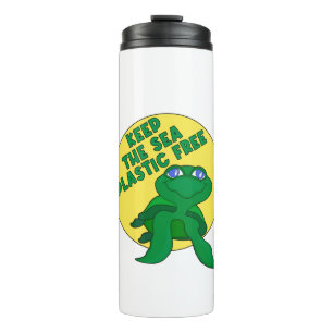 Keep The Sea Plastic Free Thermosbecher