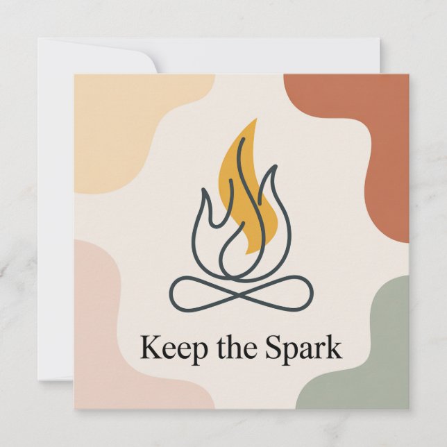Keep The Spark Karte (Vorderseite)