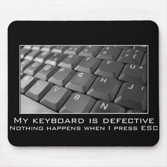 Keep versuchend zu entgehen, aber es arbeiten mousepad (Vorne)