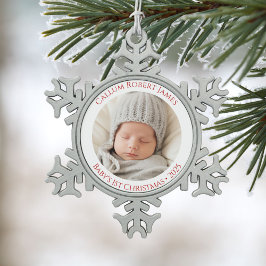 Keepake Baby's First Christmas Snowflake Ornament