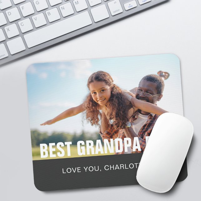 Keepake Best Opa Ever Foto Mousepad (Keepsake Best Grandpa Ever Photo Mouse Pad)