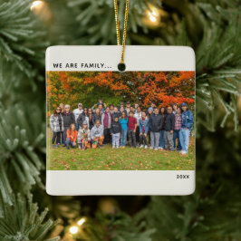 Keepake Family Wiedersehen Foto Keramikornament
