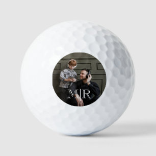 Keepake-Geschenk für Vater Personalisiertes Monogr Golfball