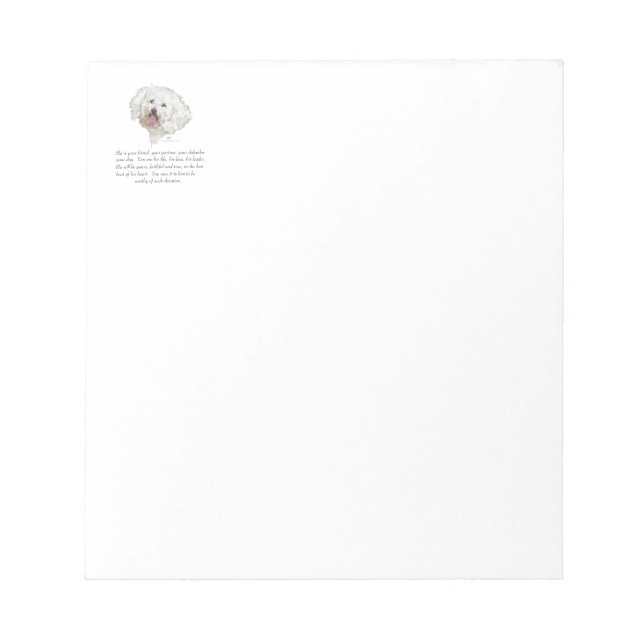 Keepake, Männchen Notizblock (Vorderseite)