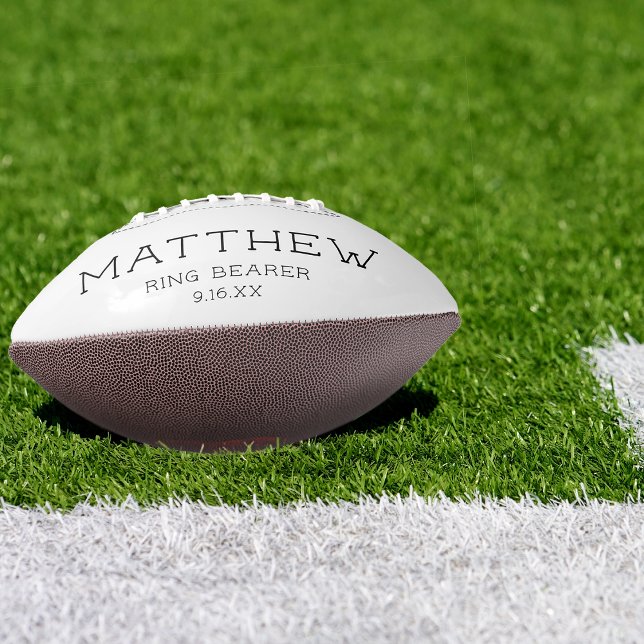 Keepake Ring Bearer Wedding Football (Keepsake Ring Bearer Wedding Football)