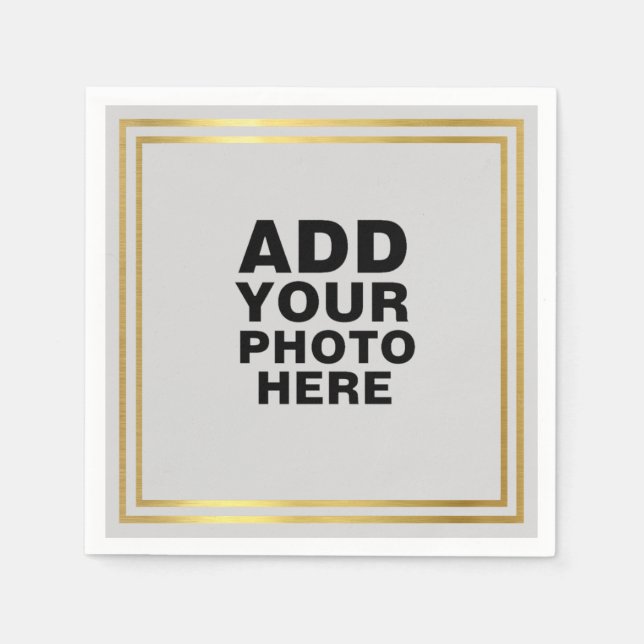 Keepake Wedding Foto Serviette (Vorderseite)