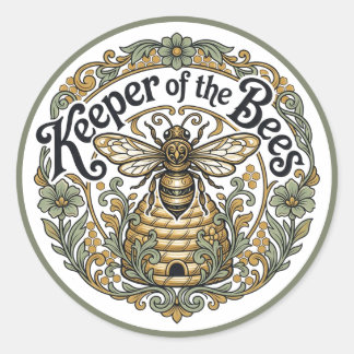 Keeper of the Bees Nouveau Runder Aufkleber