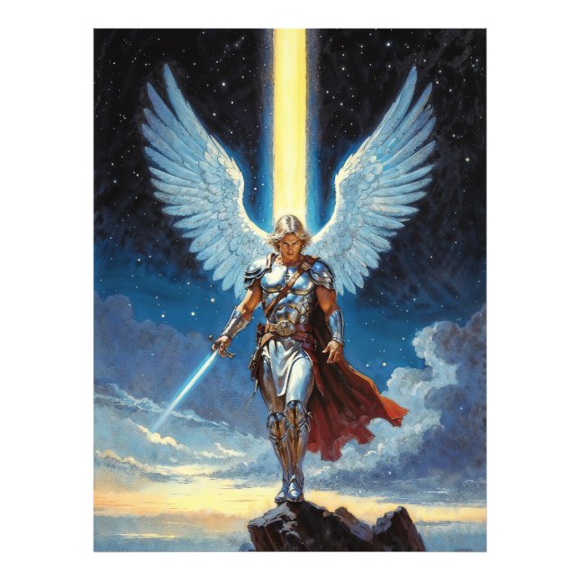 Keeper of the Celestial Gate Archangel Michael Fotodruck (Vorne)