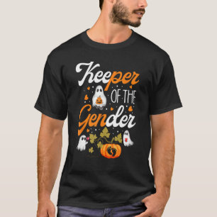 Keeper of the Gender Reveal Ballon Kürbis Baby H T-Shirt
