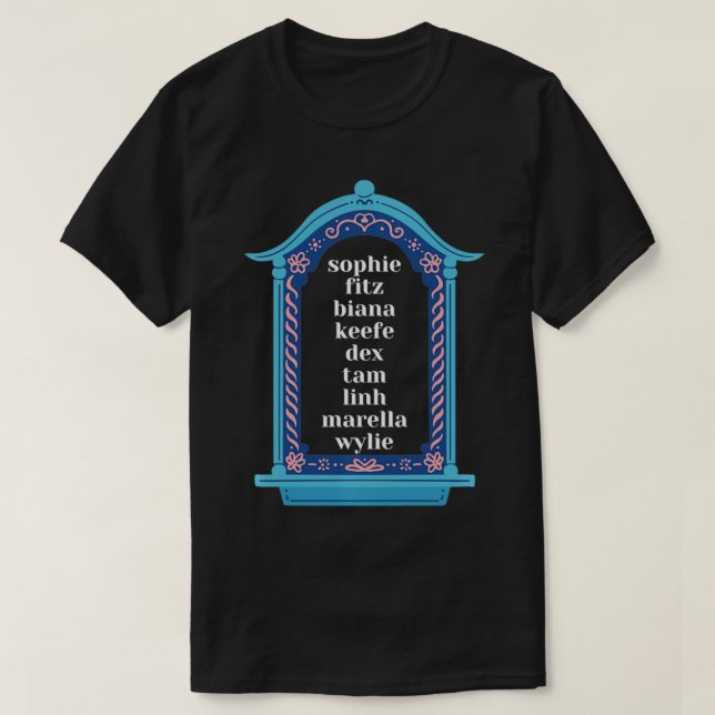 Keeper of the Lost Cities Kids Characters Names Pu T-Shirt (Design vorne)