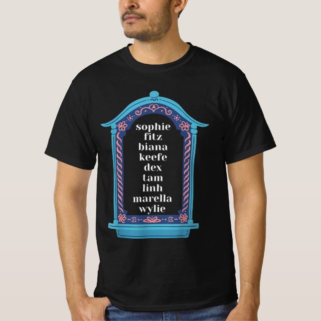 " Keeper of the Lost Cities Kids Characters Names" T-Shirt (Vorderseite)