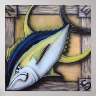 Keeper Yellowfin Thunfisch Poster