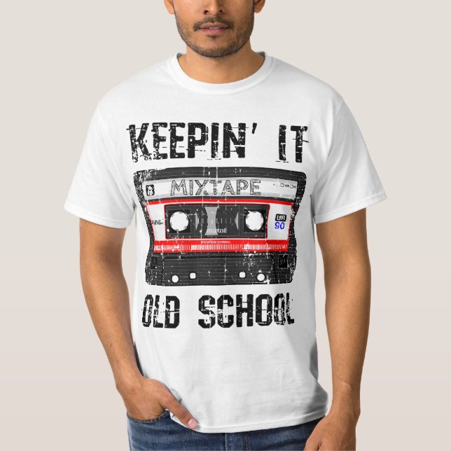 Keepin It Old School 80s and 90s Hip Hop  T-Shirt (Vorderseite)
