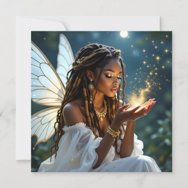 Keeping in Touch | Fairy and Gold Dust Karte (Vorderseite)