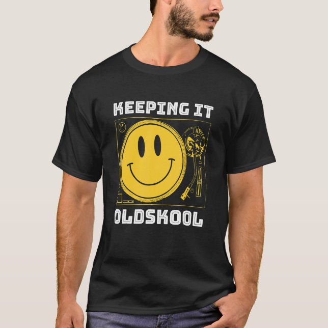 Keeping It Old Skool  Original Raver  Love Raving  T-Shirt (Vorderseite)