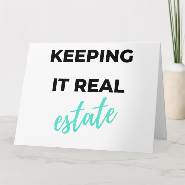 Keeping It Real Estate 2 Karte (Vorderseite)