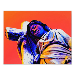 Keeping the Faith Friedhofs Kunst Fotodruck