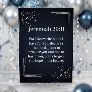 Keepsake 18th Birthday Bible Verse Photo Block