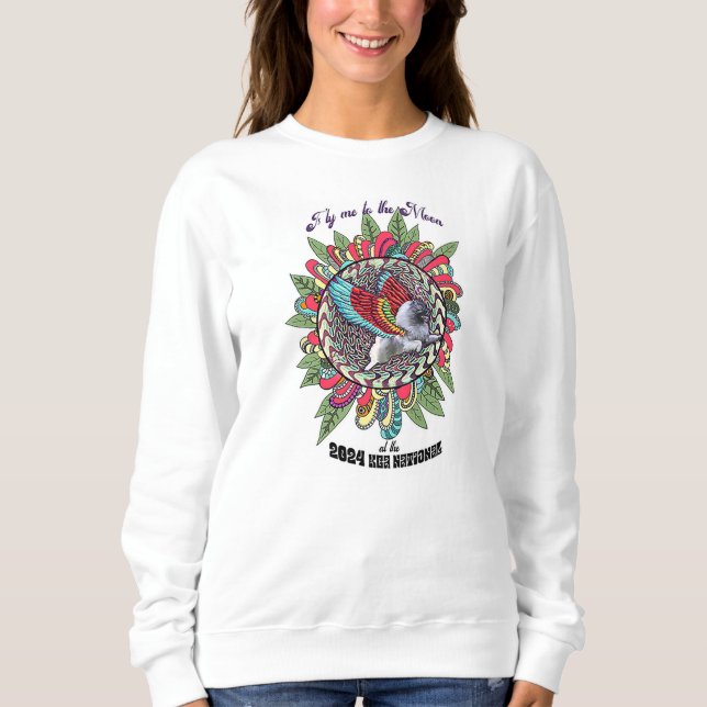 Kees Flying to Moon Sweatshirt (Vorderseite)