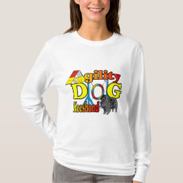 Keeshond Agility Geschenke T-Shirt