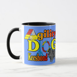 Keeshond Agility Geschenke Tasse