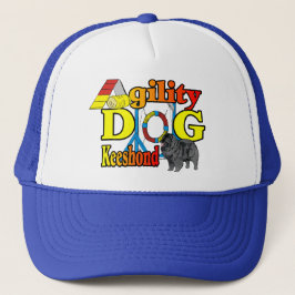 Keeshond Agility Geschenke Truckerkappe