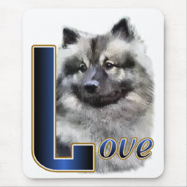 Keeshond Art Geschenke Mousepad