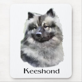 Keeshond Art Geschenke Mousepad