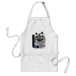 Keeshond Art Geschenke Schürze