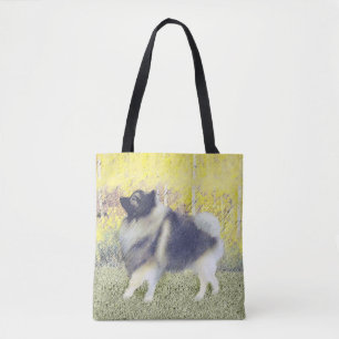 Keeshond Aspen Painting - Niedliche Originalkunst