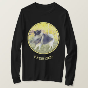 Keeshond Aspen Painting - Niedliche Originalkunst T-Shirt