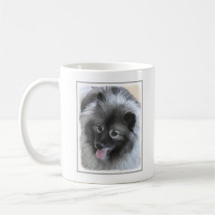 Keeshond Bailey Painting - Niedliche Original Dog Tasse