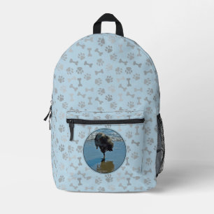 Keeshond-Ballett-Foto - Süße originelle Hundekunst Bedruckter Rucksack