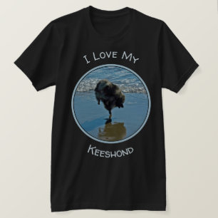 Keeshond-Ballett-Fotografie - niedliche T-Shirt