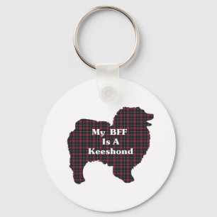 Keeshond BESTE FREUNDIN Geschenke Schlüsselanhänger