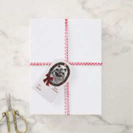 Keeshond Christmas Geschenkanhänger