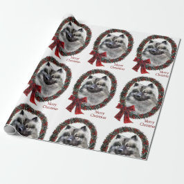 Keeshond Christmas Geschenkpapier