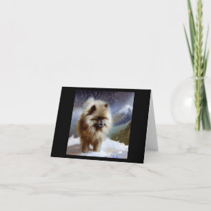 Keeshond Dog Karte