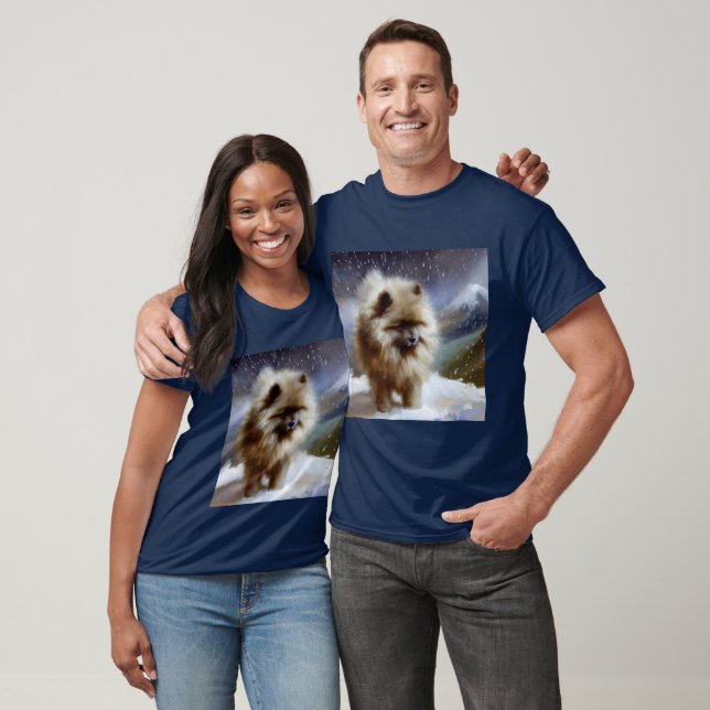 Keeshond Dog T-Shirt (Unisex)